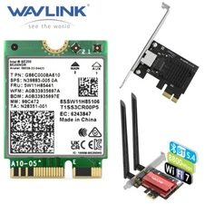 Wavlink WIFI 7 PCIe WiFi Card PC Wireless Bluetooth Adapter for Windows 10/11