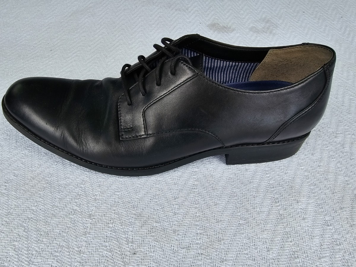 Bostonian Black Leather Oxford Shoes Timeless Design 9 M Men main image 2