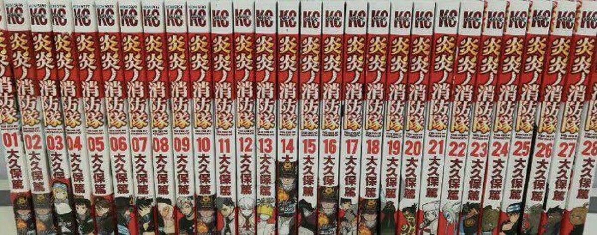 ENN ENN NO SHOUBOUTAI manga comic book 1 to 34 set used fire force anime