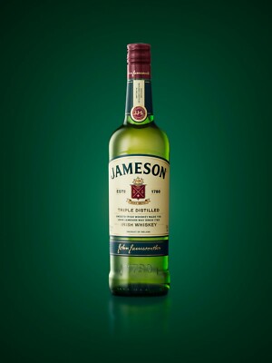 Jameson Irish Whiskey Triple Distilled  40 % Vol.  0,7 Liter Flasche NEU TOP