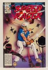 Sped Racer 1987 series # 12 UPC Visit   code good comic book