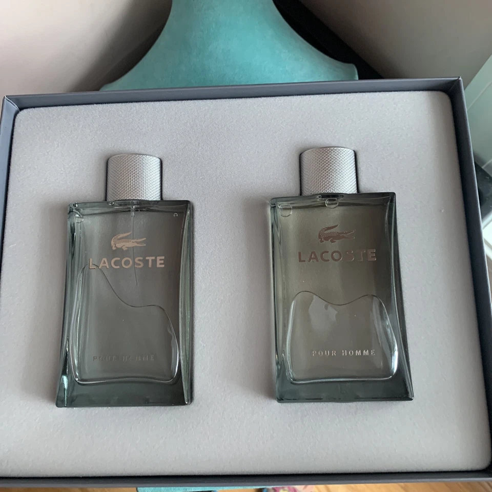 VINTAGE RARE LACOSTE ORIGINAL X 2 PIECE GIFT SET EDT & AFTER SHAVE LOTION NIB - Image 4 of 4
