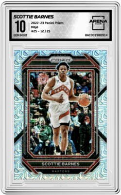 BGS10！Scottie Barnes Prizm Mojo Auto /25