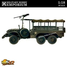 1:18 21st Century Toys Ultimate Soldier WWII US Army Dodge WC63 Weapons Carrier