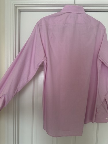 Ralph Lauren Shirt Mens Purple Label Button Down Pink Made in Italy - Picture 7 of 9