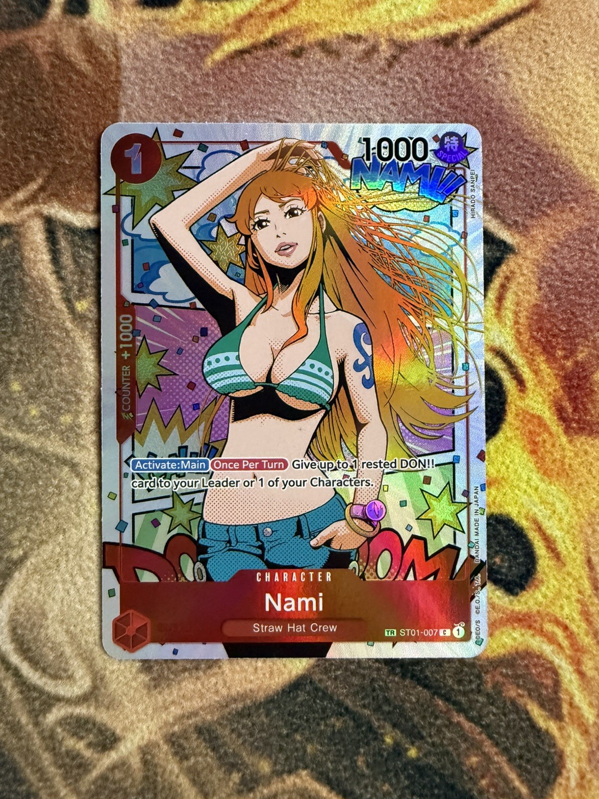 Nami 2024 Wings of the Captain #ST01-007 Treasure Rare Price Guide