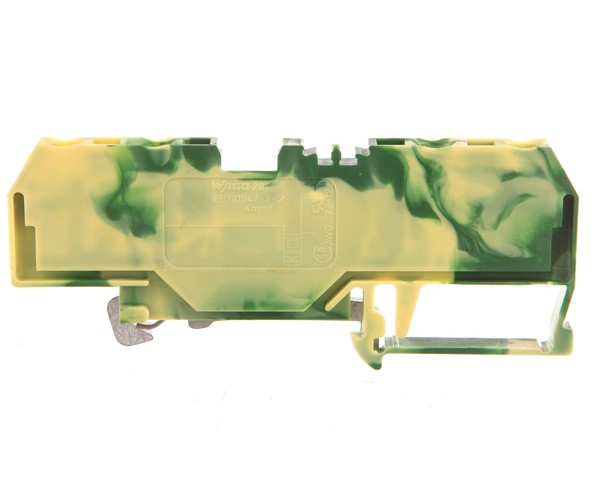 ZłąCzka Szynowa Ochronna 4-Przewodowa 4Mm2 żółTo-Zielona 281-657 /50Szt./-image