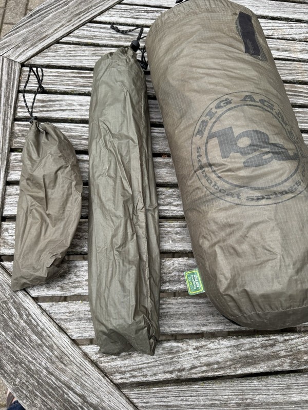 Big Agnes Seedhouse SL 1 1-Person 3-Season Dome Tent Mesh, Green/Gray
