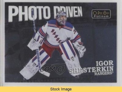 2022-23 O-Pee-Chee Platinum Photo Driven Igor Shesterkin #PD-4 READ 14wy
