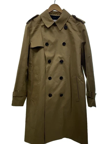 Coach Trench Cappotto L Poliestere Beige Tinta Unita CT264 10011165