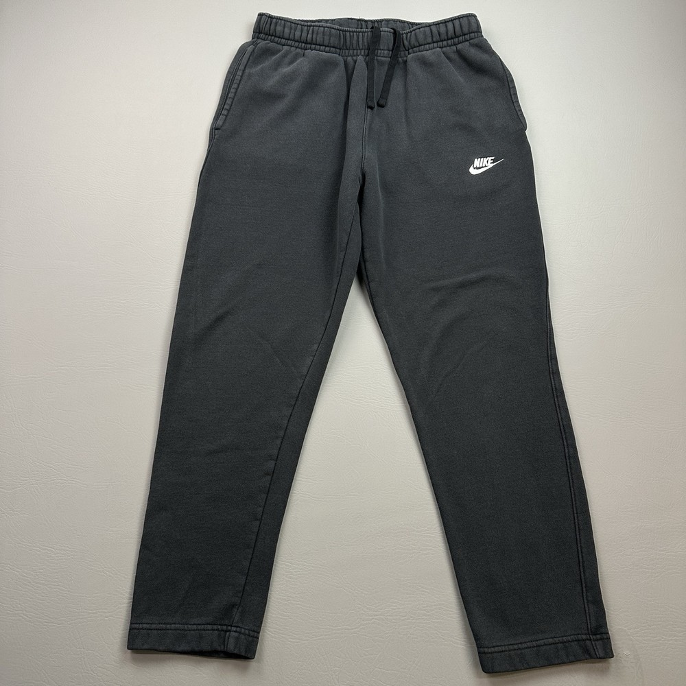 Nike Sportswear Club Fleece Pants Mens Medium Blacc Jogger Sweatpants Swoosh