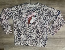 Buc-ee’s Women’s Size Medium Long Sleeve Leopard Print Shirt.  EUC