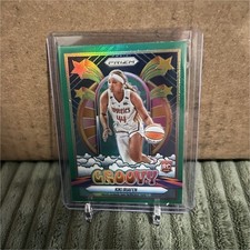 Panini 2025 WNBA Prizm Groovy Green Prizm Kiki Iriafen Mystics #15 RC