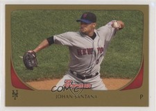 2011 Bowman Gold Johan Santana #36 jm6