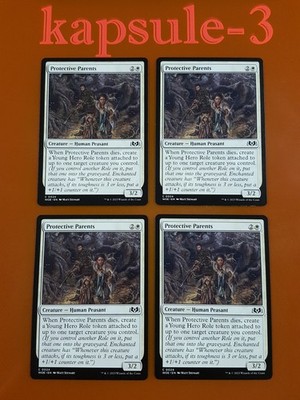 4x Protective Parents | Wilds of Eldraine | MTG Magic Cards