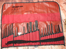 2022/23 Snap-On PPC2250Bk 23 Piece Chisel and Punch Set in Roll