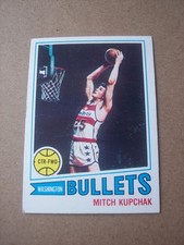 1977-78 Topps basketball White back Mitch Kupchak Rookie card #128 VG/EX. rookie card picture
