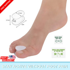 Silicone Soft Gel Toe Separator Bunion Toes Spacer Orthotics Pain Relief