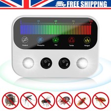 Ultrasonic Electronic Repellent Pest Control Mouse Mosquito Insects Home Safe UK