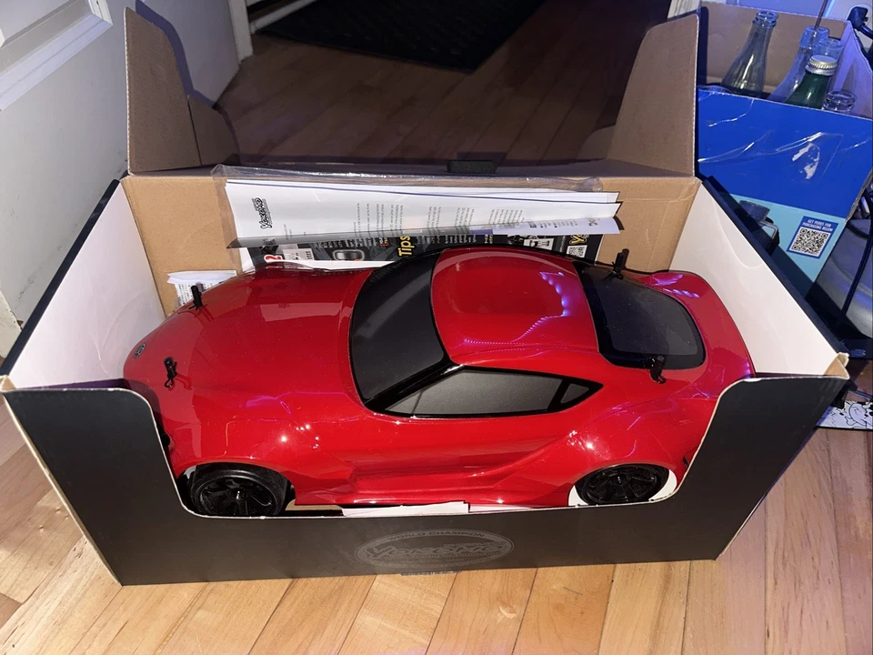 Yokomo RD1.0 Electric Drift Car 1/10 RWD RTR with Toyota GR Supra Red - Image 4 of 4