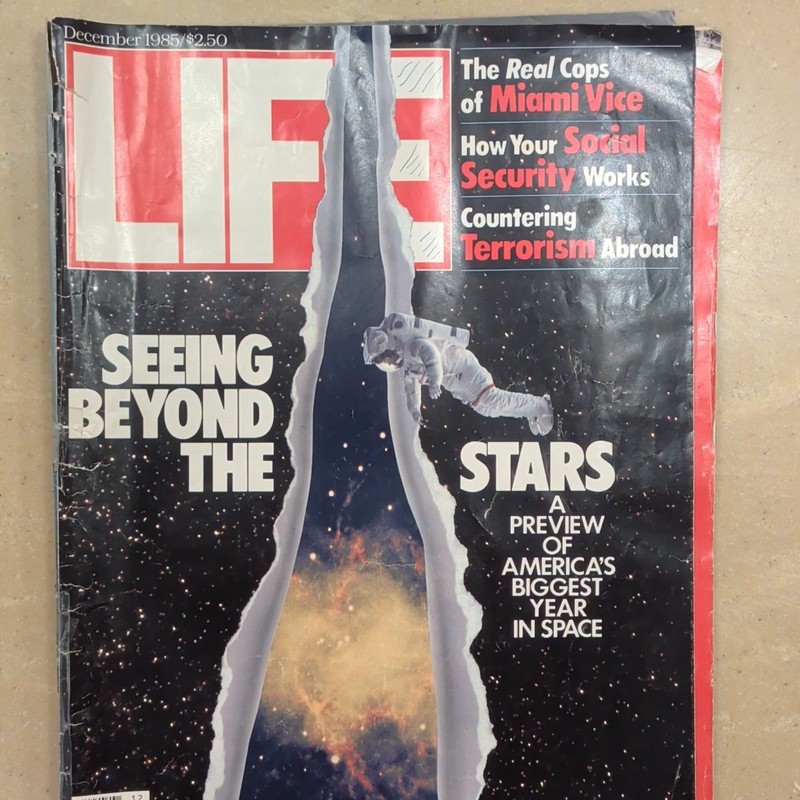 LIFE Magazine December 1985 Illustrated Issue - Seeing Beyond the Stars Cover