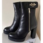 Love MOSCHINO Leder Stiefeletten Gr. UK 6 EU 39 NEU mit Karton