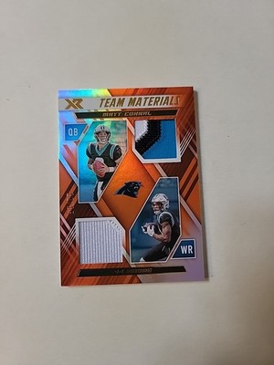 2022 Xr Football Corral & Moore Team Materials Dual Patch Orange 11/15 SD8382