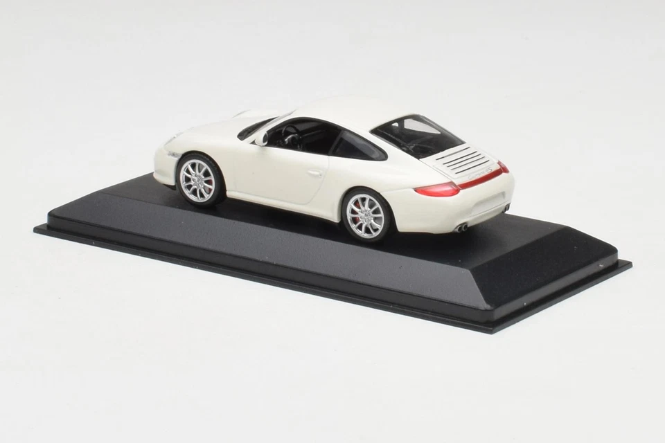 403066431 Porsche 911 997 Carrera 4S Carrara White Minichamps 1/43 - Immagine 3 di 4