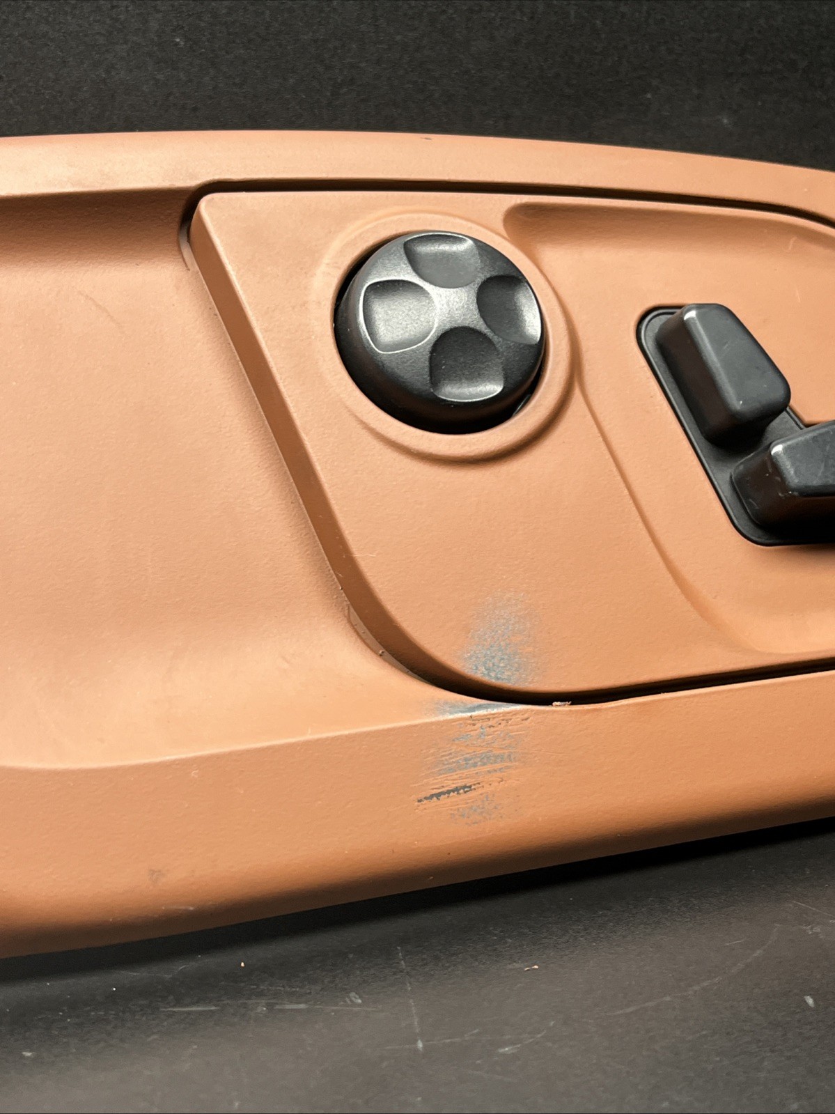 14-22 Maserati  Ghibli M157 Front Right Side Seat Switch Cover Trim Brown Oem