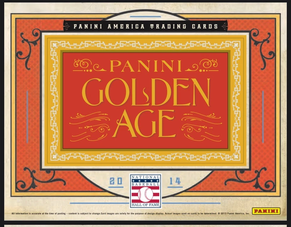 2014 Panini Golden Age Baseball Hobby Box - Image 4 of 4