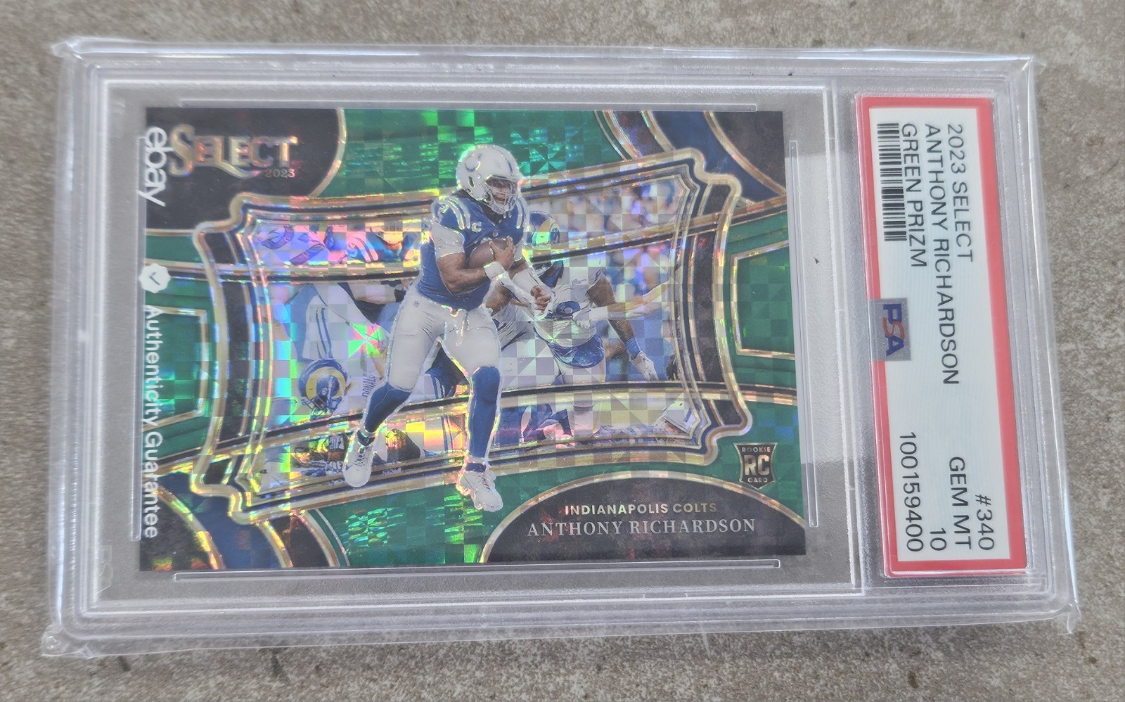 Anthony Richardson Panini Chronicles Draft Picks Pinnacle #3 Green