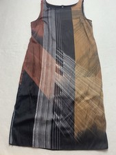 Kenneth Cole New York shift dress M Abstract geometric print Color block