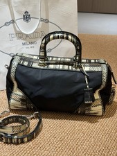 Prada Pre-Owned Authentic Crossbody Bag Black 32 22 13 Nylon