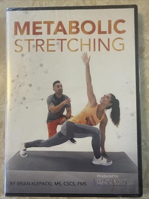 Metabolic Stretching (DVD, 2020) Brian Klepacki Workout Fitness NEW