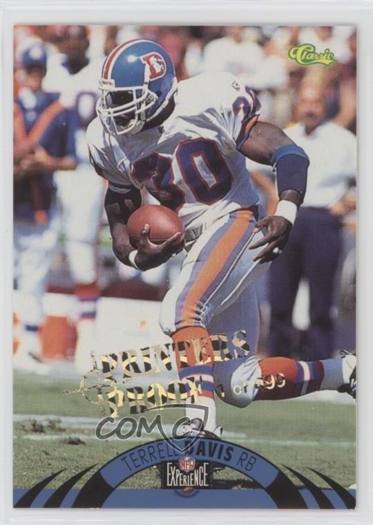 1996 Classic NFL Experience Printers Proof /499 Terrell Davis #104 HOF 7xr