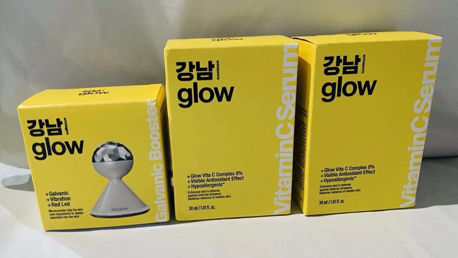 Gangnam Korean Glow Vita C Complex Vitamin C Serum + Galvanic Booster Exp 04/26