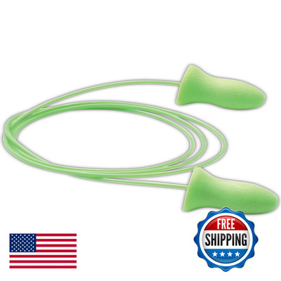 Moldex M6970 Corded Meteors Earplugs Green Nrr33 100 Per Dispenser