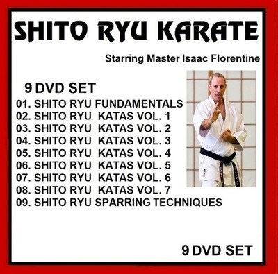 SHITO RYU KARATE 9 DVDS w/ Isaac Florentine SHITORYU like wado isshin ...