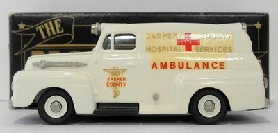 Brooklin Maßstab 1:43 BRK42 008 - 1952 Ford F1 Ambulance Jasper County weiß