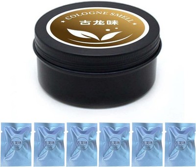 Six-Piece Set of Cologne-Scented Car Air Fresheners. Solid Fragrance Refill Pads