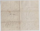 CIVIL WAR LETTER - 135th PA Infantry - Soldiers Temperance Group Washington DC
