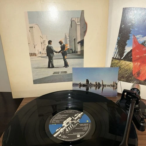 Pink Floyd Wish You Were Here SHVL814 UK2nd Press VG+ A4/B9 /Postcard 1976 EX/VG