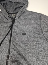 Oakley Mens Full Zip Hoodie Sweatshirt Gray XL Regular Fit Casual Athleisure