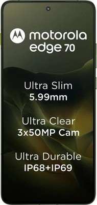 MOTOROLA Moto Edge 70 5G-Ultra-thin Design-Factory Unlocked Dual