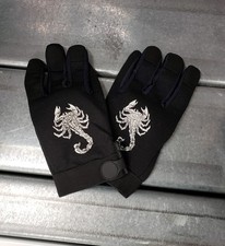 WWE Sting Scorpion Black Wrestling Gloves Pair WCW TNA WWF