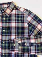 Polo Ralph Lauren Boys L 14 16 Plaid Button Down Shirt Preppy