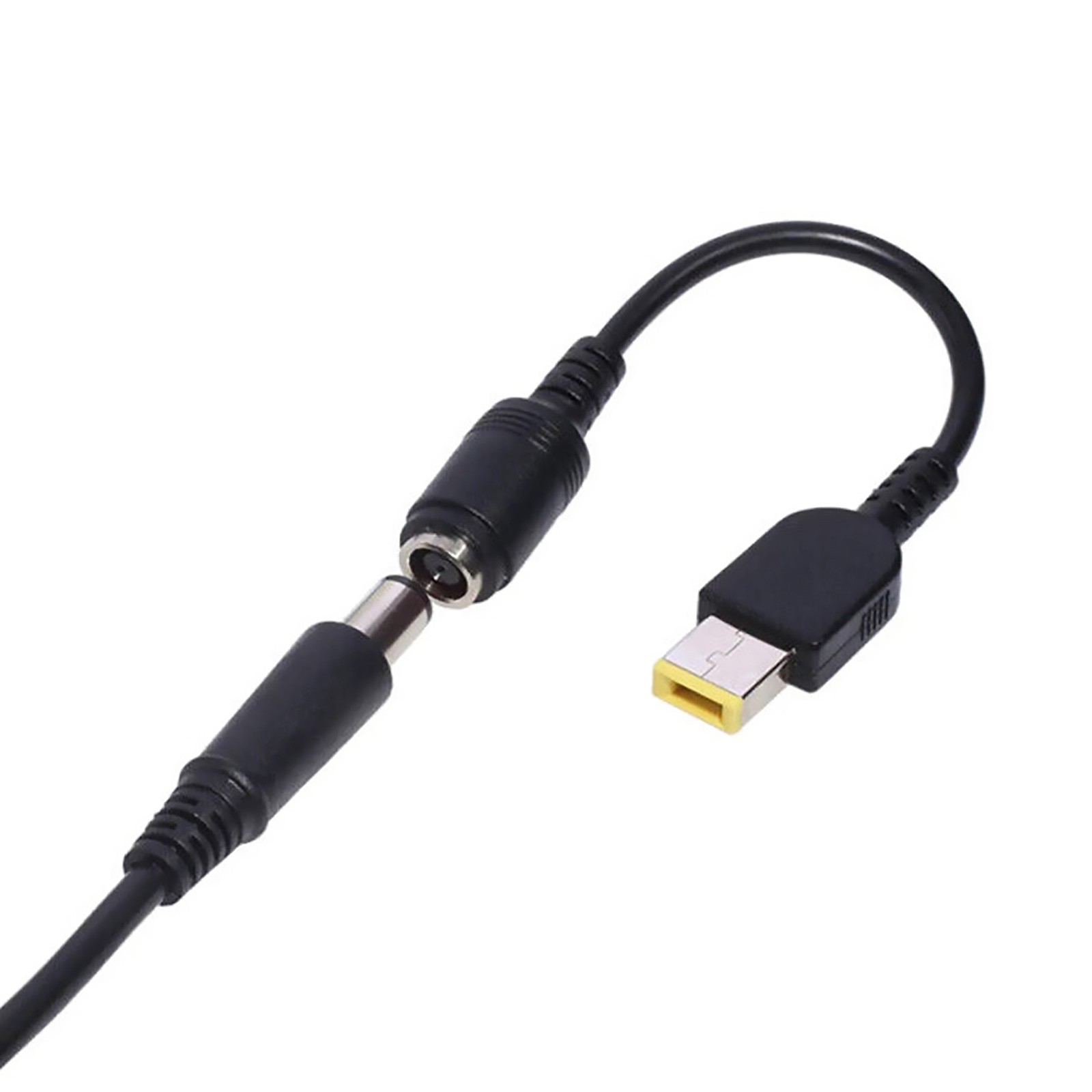 10PCS Round 7.9*5.5mm to Square Plug Adapter New Accessory for Lenovo Laptop