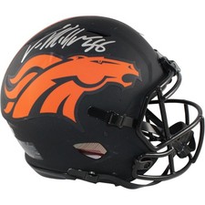 Von Miller Autographed Denver Broncos Authentic Eclipse Helmet Beckett WIT 54740