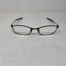 Montatura occhiali da vista vintage Oakley filo rasoio O2 rosso marrone 11-614 48[]19-130 230T