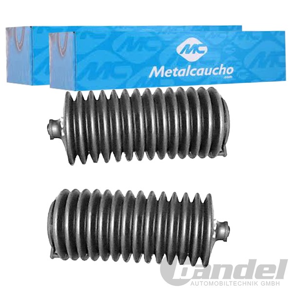 2X Metalcaucho Faltenbalg Lenkmanschette Satz Passend FüR CitroËN Berlingo C15-image